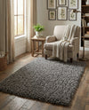Eternal Plush Oasis Collection Area Rug -  Tranquility (Smoke) Rectangle Smoke  lifestyle 27
