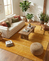 Jewel Oasis Collection Area Rug - Sapphire (Yellow) Rectangle Yellow  lifestyle 7