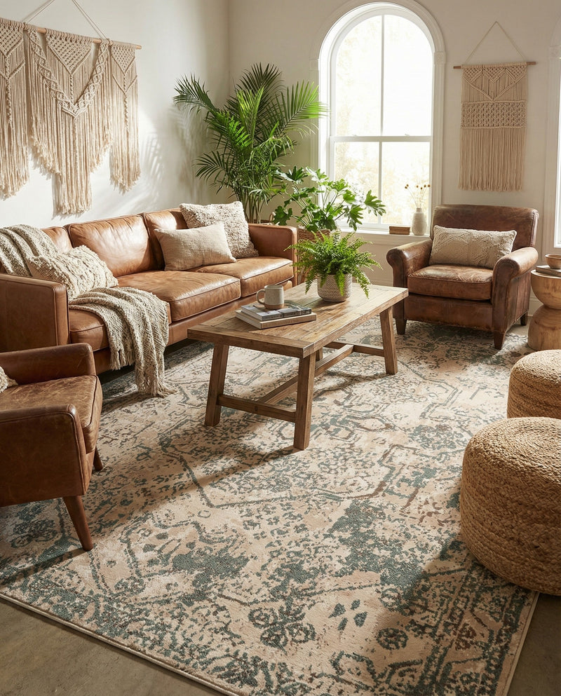 Gobi Sands Collection Area Rug -  Turpan Rectangle Multi  lifestyle 34
