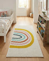 Wonder Tykes Collection Area Rug -  Illusion Runner Ivory  lifestyle 40