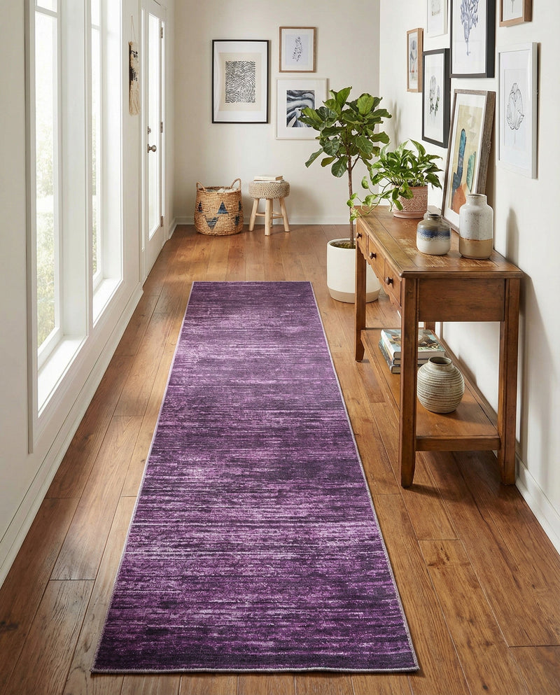 Sahara Essence Collection Area Rug - Oasis (Purple) Runner Purple  lifestyle 77