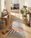 Urban Oasis Rugs Collection Area Rug -  Loft Runner Blue  lifestyle 59