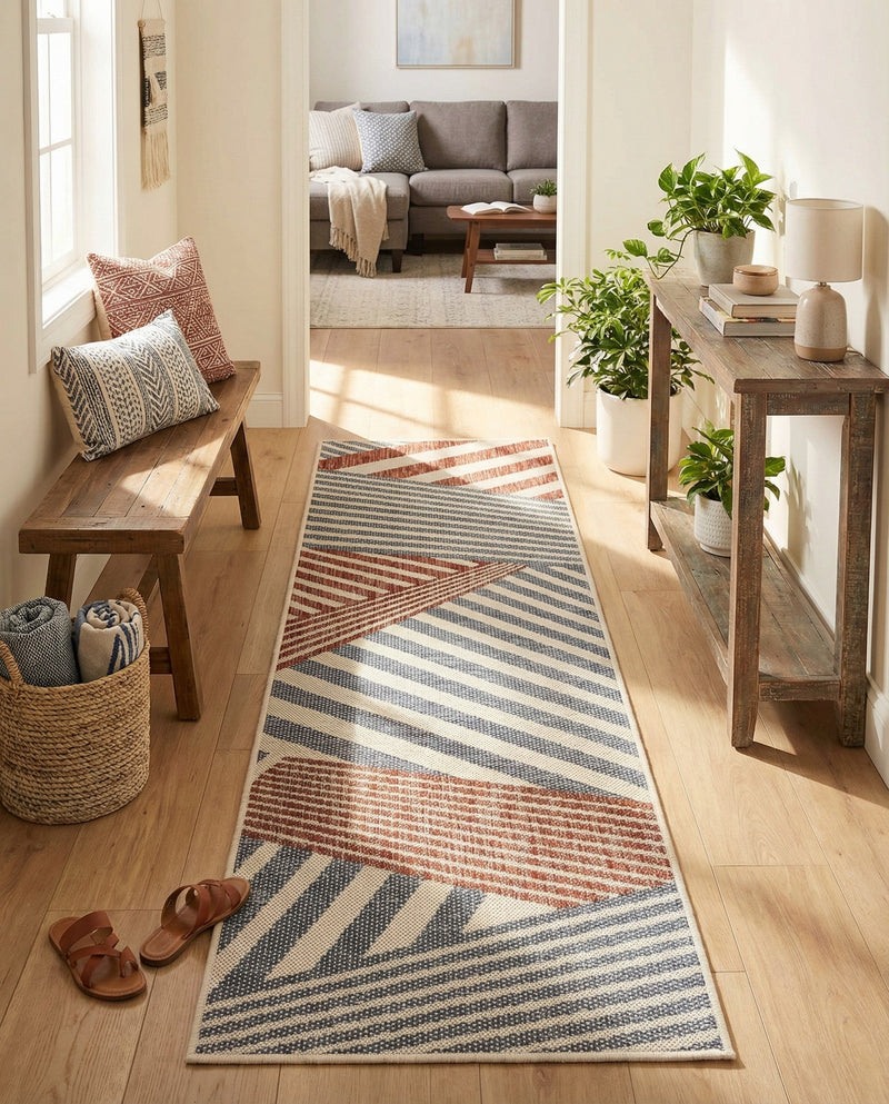 Urban Oasis Rugs Collection Area Rug -  Loft Runner Blue  lifestyle 59