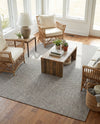 Seaside Serenity Collection Area Rug - Marina Rectangle Light Gray  lifestyle 28