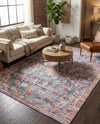 Zahara Oasis Collection Area Rug -  Nador Rectangle Navy Blue  lifestyle 15