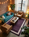 Studio Haven Collection Area Rug -  Alcove (Violet) Rectangle Violet  lifestyle 17