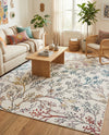 Meadow Breeze Collection Area Rug -  Sunbeam Rectangle Ivory  lifestyle 28