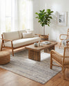 Serenity Sands Collection Area Rug -  Tranquilbay Rectangle Cream  lifestyle 9