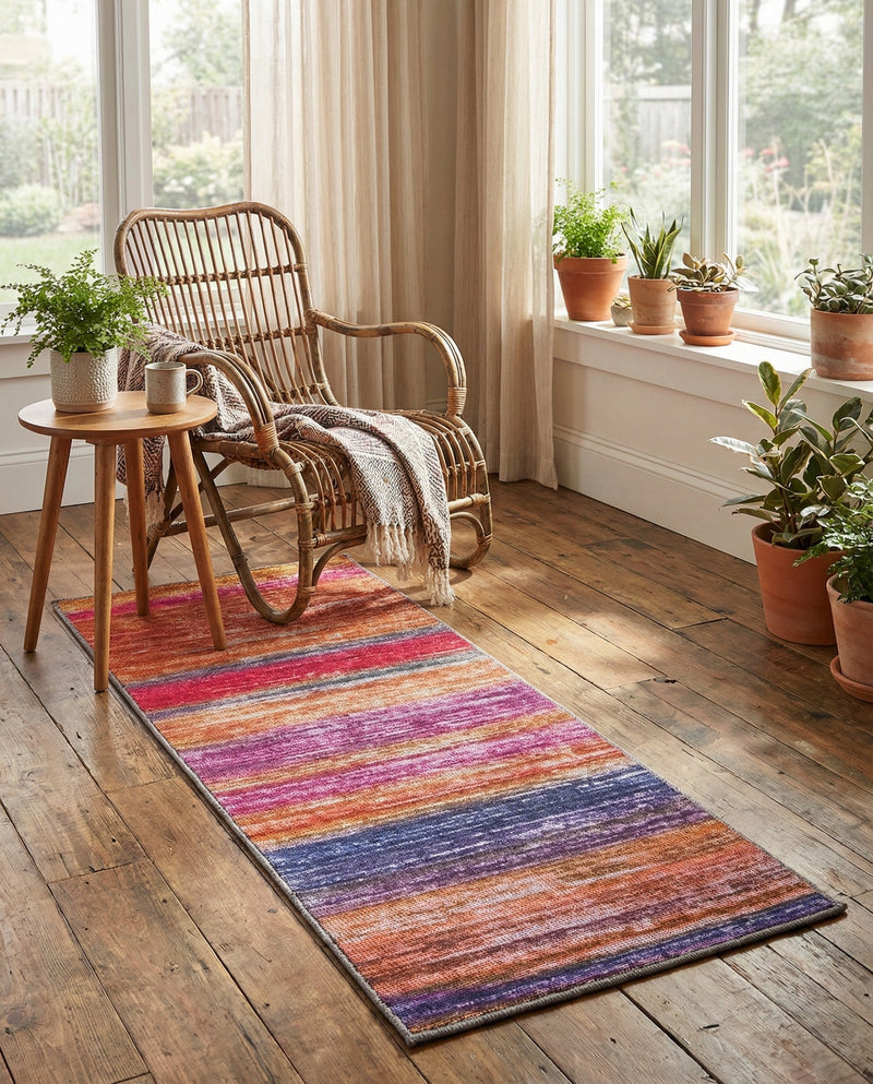 Sahara Essence Collection Area Rug - Oasis (Multi) Runner Multi  lifestyle 33