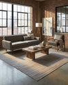 Soho Elegance Collection Area Rug - Chelsea (Gray) Rectangle Gray  lifestyle 5