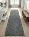 Cozy Comfort Shag Collection Area Rug - Haven (Pebble Gray) Runner Pebble Gray  lifestyle 46