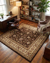 Jaipur Elegance Collection Area Rug -  Nahargarh (Brown) Square Brown  lifestyle 43