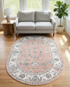Adriana Terrace Collection Area Rug -  Positano (Rose) Oval Rose  lifestyle 32