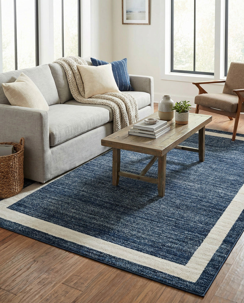 Studio Haven Collection Area Rug -  Alcove (Navy Blue) Rectangle Navy Blue  lifestyle 16