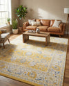 Savannah Series Collection Area Rug -  Beaufort Rectangle Tuscan Yellow  lifestyle 55