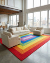 Sunset Isle Wool Braids Collection Area Rug - Paradise Rectangle Multi  lifestyle 19