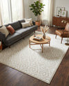 Sanctuary Retreat Collection Area Rug -  Oasis Rectangle Snow White  lifestyle 17
