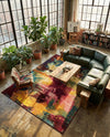 Marrakesh Elegance Collection Area Rug -  Draa Rectangle Multi  lifestyle 7