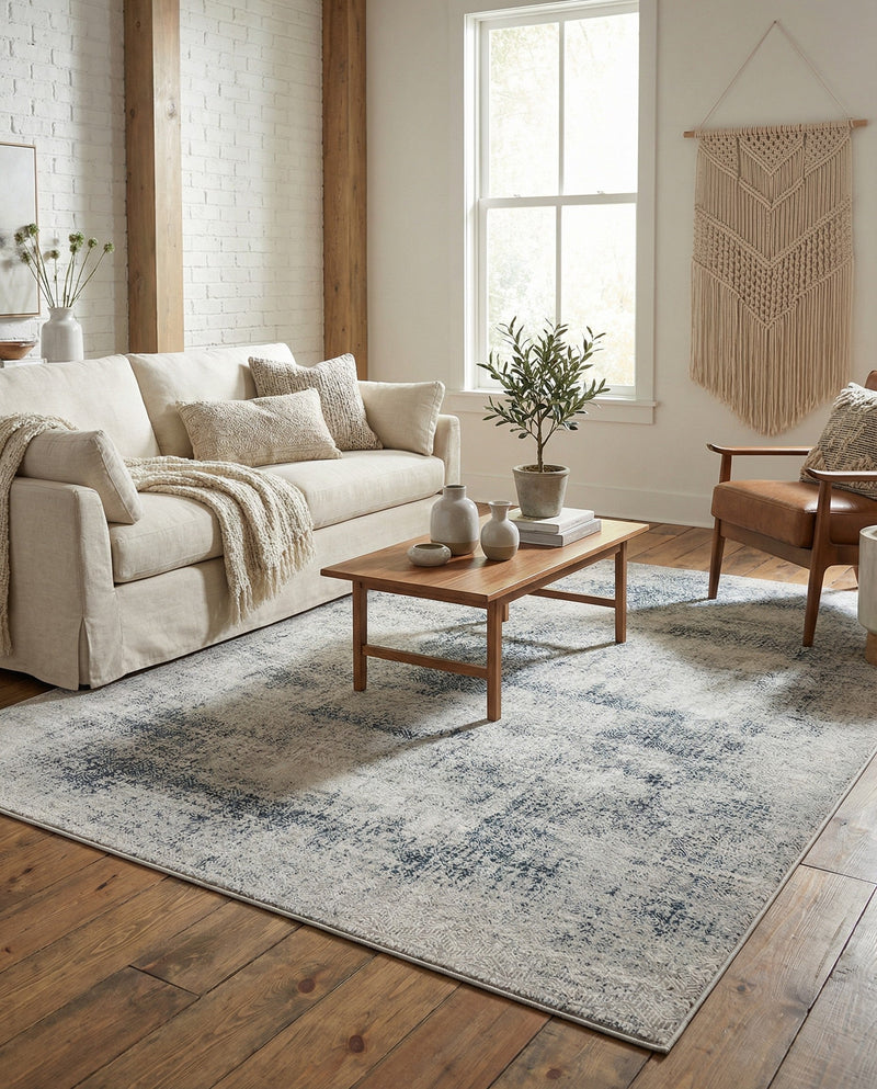 Bloomsbury Elegance Collection Area Rug -  Pimlico Rectangle Blue  lifestyle 8