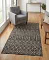 Savannah Pergola Collection Area Rug -  Pergola (Charcoal Gray) Rectangle Charcoal Gray  lifestyle 6