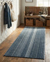 Jewel Oasis Collection Area Rug - Sapphire (Blue) Runner Blue  lifestyle 57