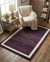 Studio Haven Collection Area Rug -  Alcove (Violet) Rectangle Violet  lifestyle 9