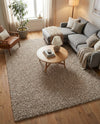 Plush Oasis Collection Area Rug - Serenity (Taupe) Rectangle Taupe  lifestyle 20