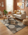 Chromatic Oasis Collection Area Rug -  Zephyr Rectangle Gray  lifestyle 40