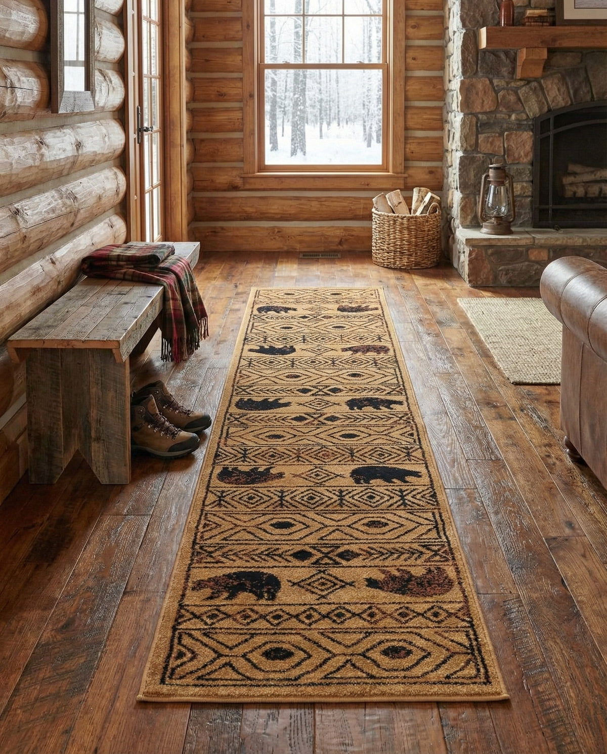 Frontier Trails Collection Area Rug -  Sedona Runner Cedar  lifestyle 68