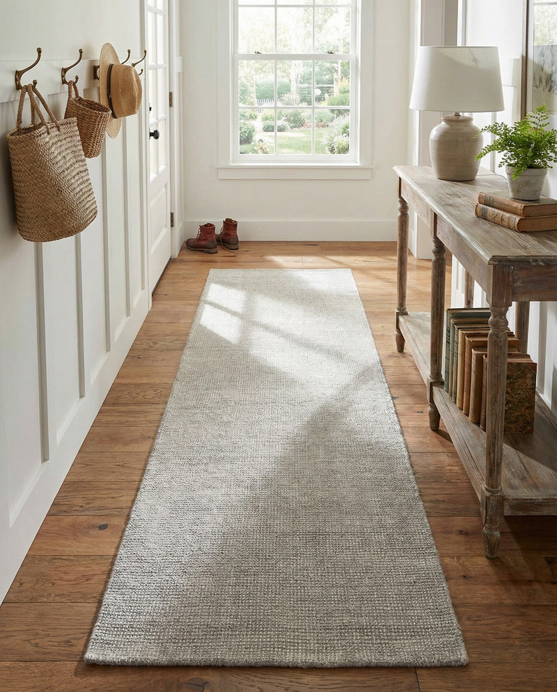 Berkshire Estate Collection Area Rug - Windsor (Grey Manor) Runner Grey Manor  lifestyle 45
