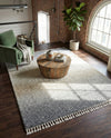 Cozy Cove Shag Collection Area Rug -  Lagoon Rectangle Gray  lifestyle 18