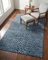 Aegean Elegance Washables Collection Area Rug -  Mykonos Rectangle Navy Blue  lifestyle 51
