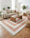 Sahara Chic Collection Area Rug -  Casablanca Rectangle Pink  lifestyle 56