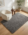 Eternal Plush Oasis Collection Area Rug -  Tranquility (Smoke) Rectangle Smoke  lifestyle 25
