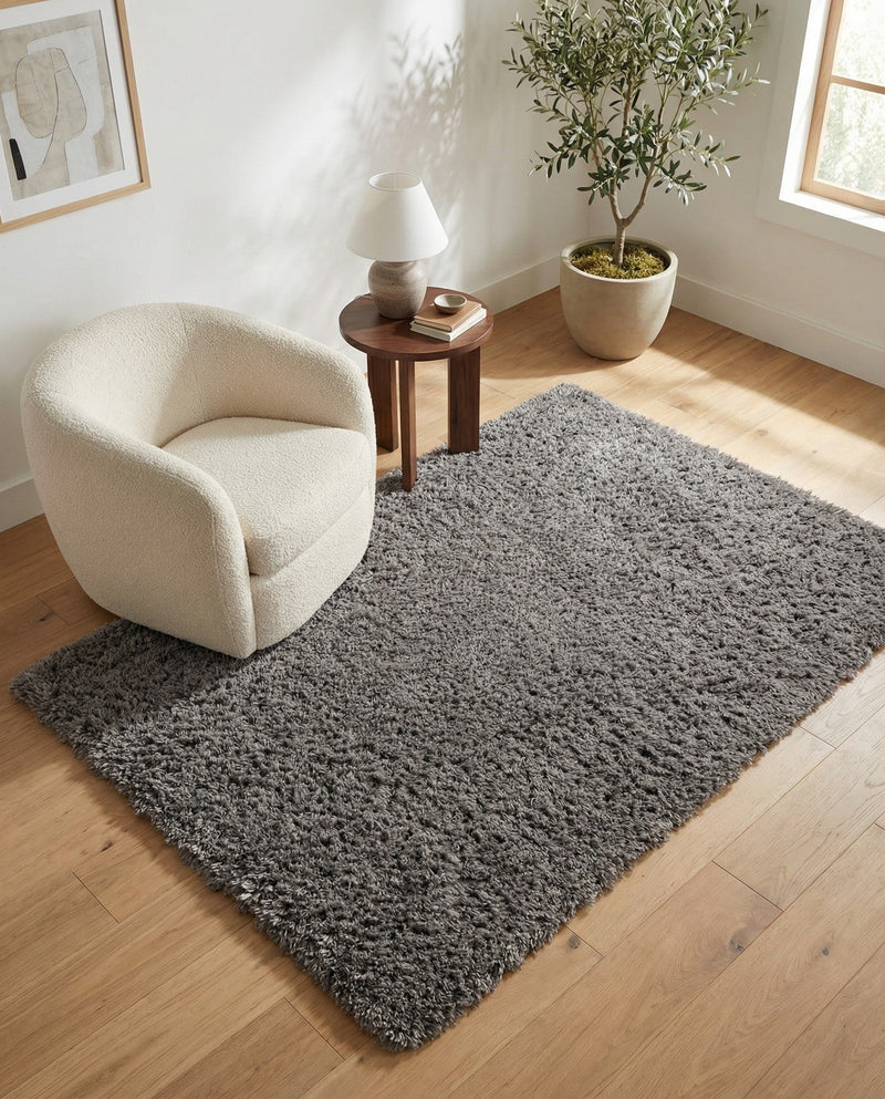 Eternal Plush Oasis Collection Area Rug -  Tranquility (Smoke) Rectangle Smoke  lifestyle 25