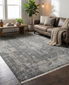 Caribbean Breeze Collection Area Rug -  Utila Rectangle Fume Gray  lifestyle 22