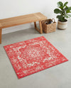 Georgetown Rugs Collection Area Rug - Dupont (Pink) Square Pink  lifestyle 64
