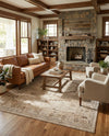 Eden Oasis Collection Area Rug -  Refuge (Beige) Rectangle Beige  lifestyle 14