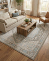 Savannah Series Collection Area Rug - Charleston (Cloud Gray) Rectangle Cloud Gray  lifestyle 11