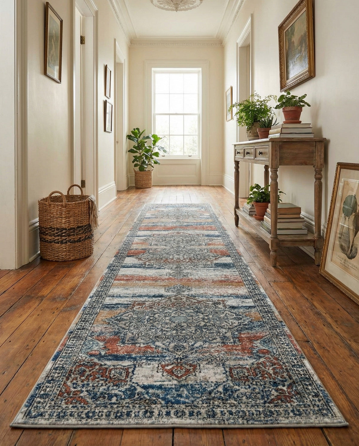 Mykonos Manor Collection Area Rug -  Tinos (Multi) Runner Multi  lifestyle 106