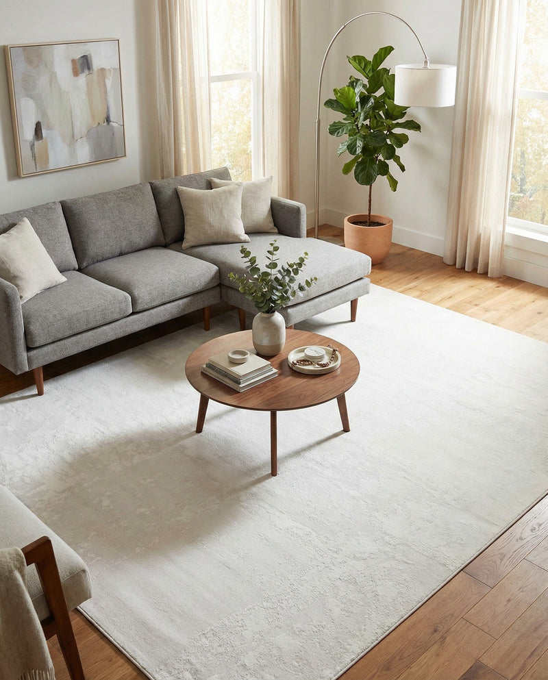 Bloomsbury Elegance Collection Area Rug -  Belgravia Rectangle Ivory  lifestyle 47