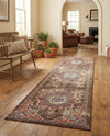 Eden Oasis Collection Area Rug -  Tranquility (Chocolate Brown) Runner Chocolate Brown  lifestyle 43