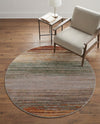 Urban Terrace Collection Area Rug -  Corsica Round Multi  lifestyle 71