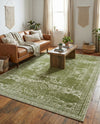 Dover Terrace Collection Area Rug -  Lagoon (Green) Rectangle Green  lifestyle 22