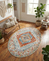 Arcadia Rugs Collection Area Rug -  Xanadu Oval Salmon  lifestyle 68