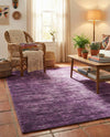 Sahara Essence Collection Area Rug - Oasis (Purple) Rectangle Purple  lifestyle 15