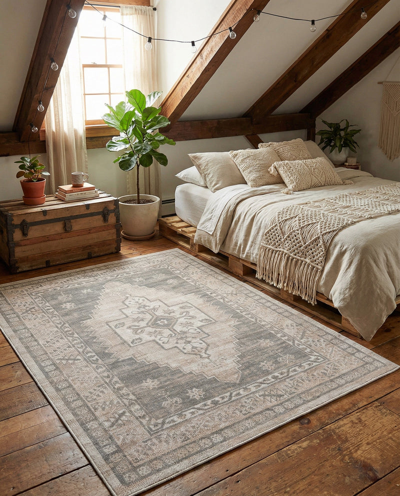 Savannah Series Collection Area Rug -  Augusta (Mink) Rectangle Mink  lifestyle 17