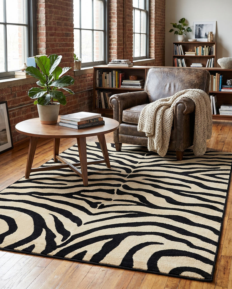 Savannah Sojourn Collection Area Rug -  Kilimanjaro Rectangle Cream  lifestyle 22