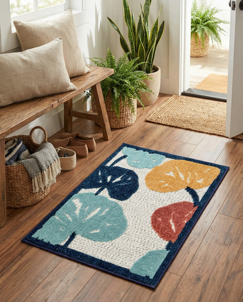 Caribbean Terrace Collection Area Rug -  Grenada Rectangle Ivory  lifestyle 34