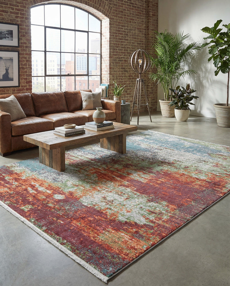 Arcadia Rugs Collection Area Rug -  Avalon Rectangle Multi  lifestyle 7